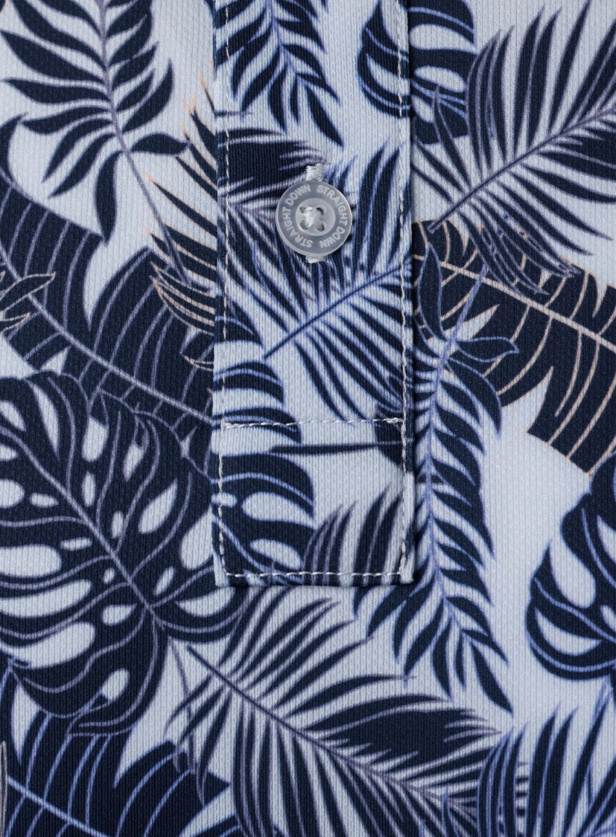Men Straight Down Polos | Monstera Polo