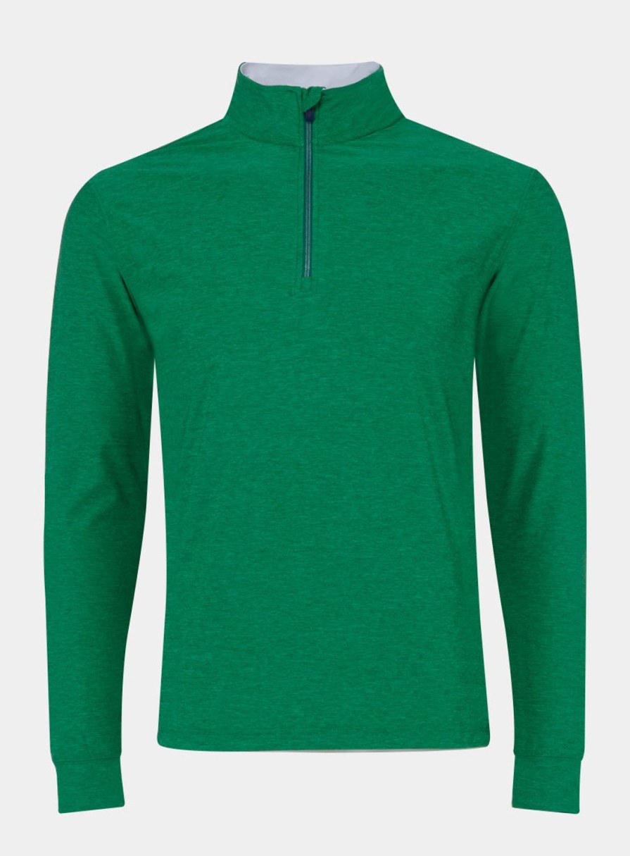 Men Straight Down Quarter Zips | Oceanside Quarter Zip