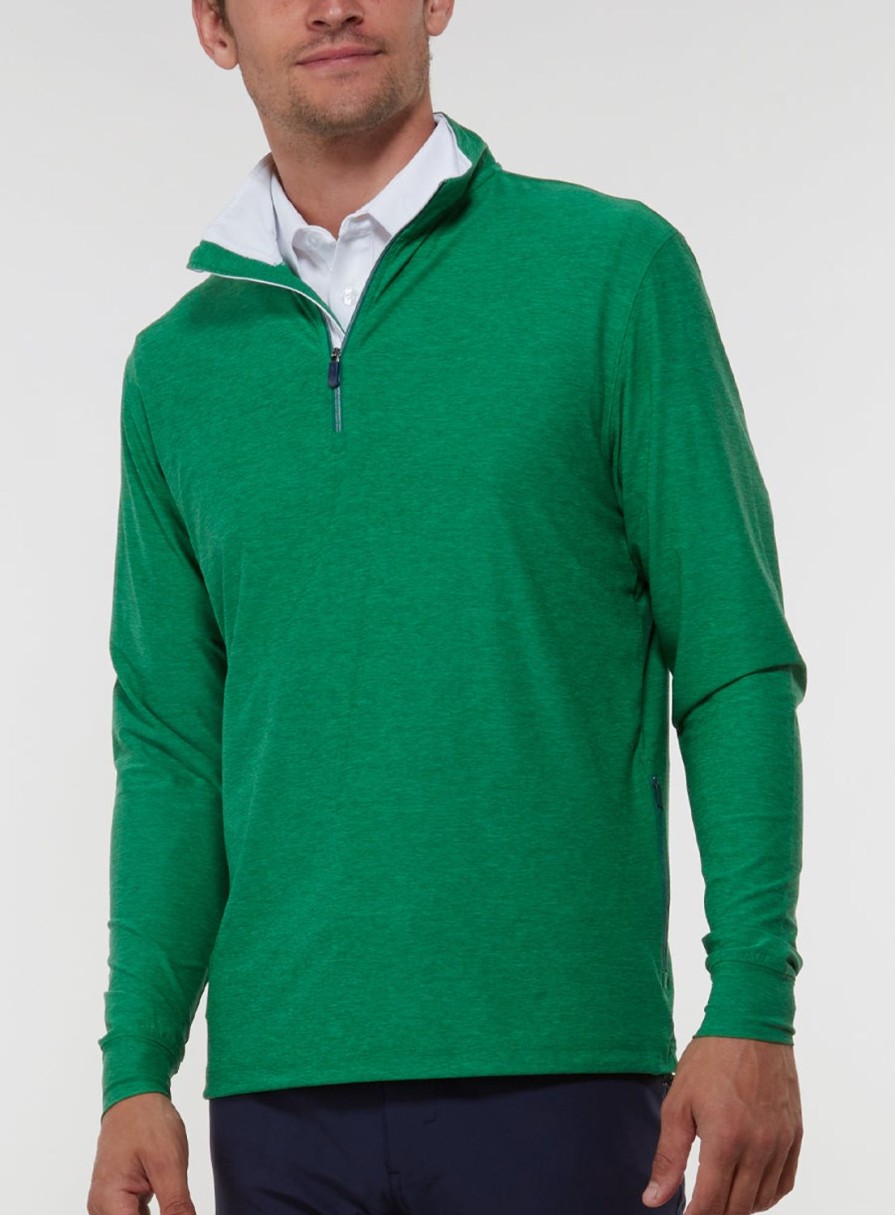 Men Straight Down Quarter Zips | Oceanside Quarter Zip