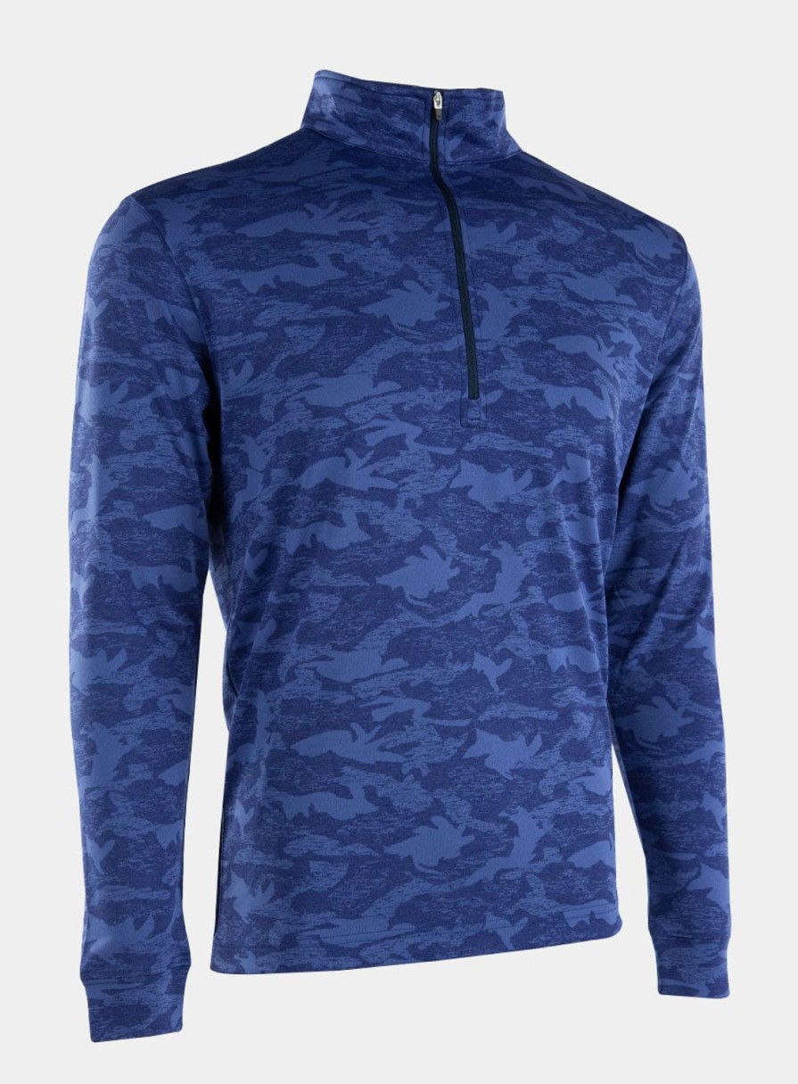 Men Straight Down Quarter Zips | Caliber Quarter Zip