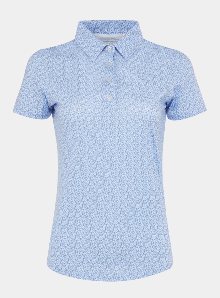 Women Straight Down Polos | Matisse Polo Bluebell