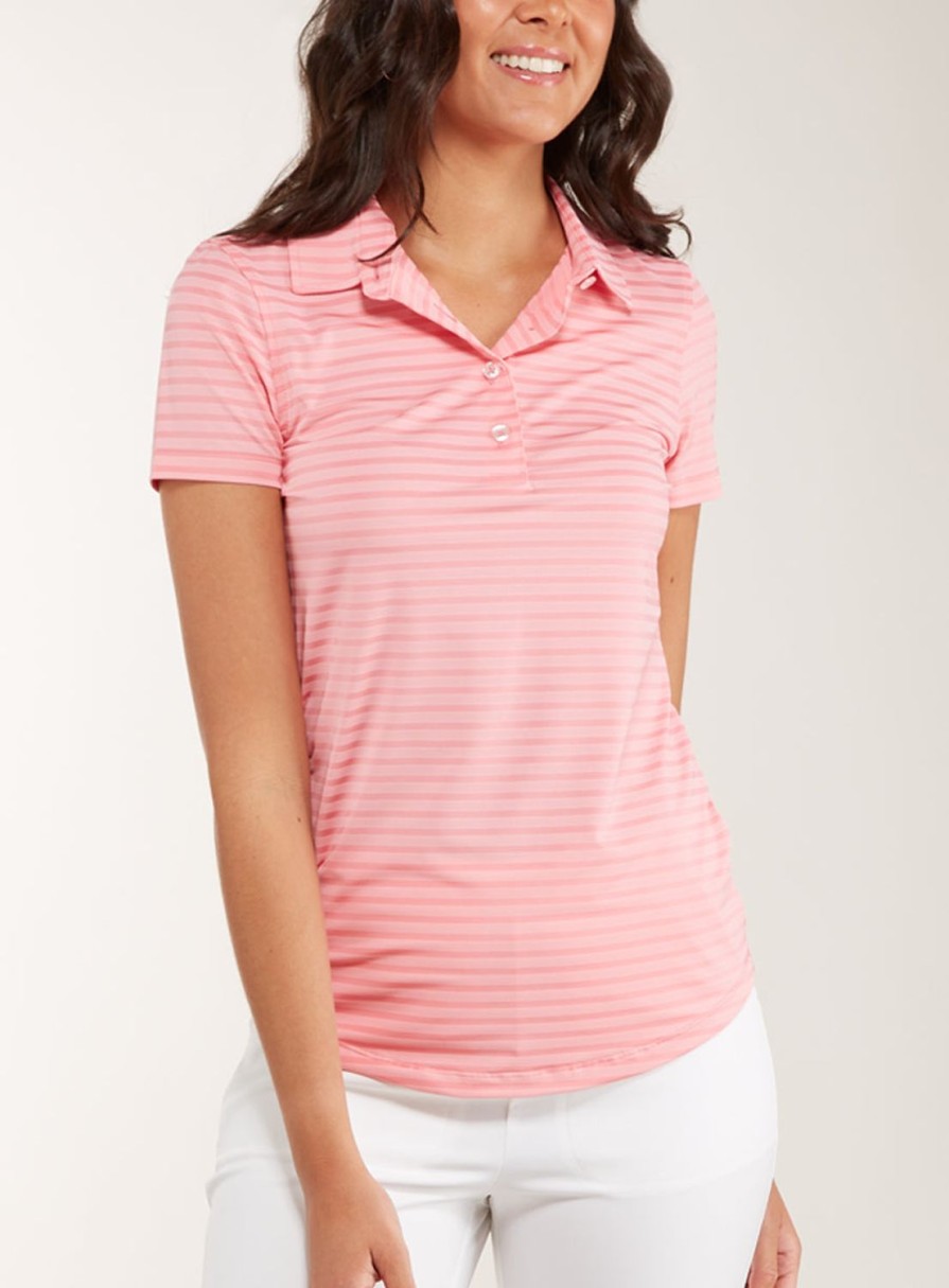 Women Straight Down Polos | Breeze Polo