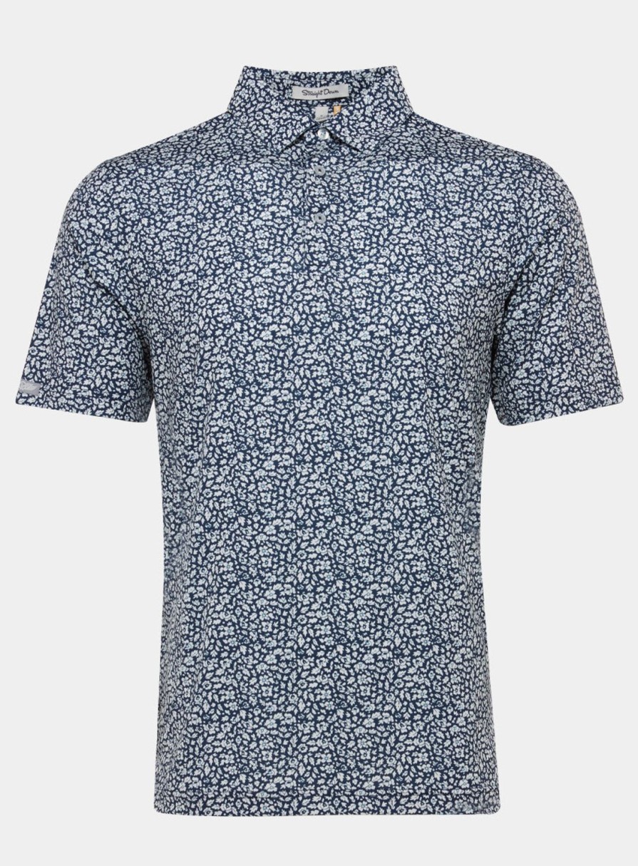 Men Straight Down Polos | Liberty Polo New Indigo