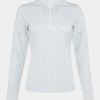 Women Straight Down Quarter Zips | Freya Quarter Zip White
