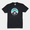 Men Straight Down T-Shirts | Landscape Tee Black