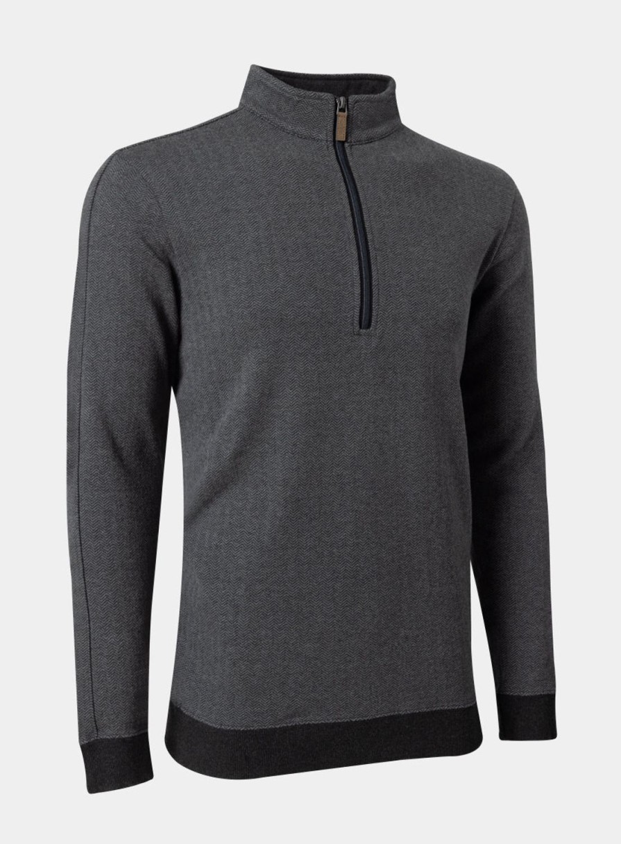 Men Straight Down Pullovers | Harrison Quarter Zip