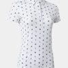 Women Straight Down Polos | 5 O'Clock Somewhere Polo White