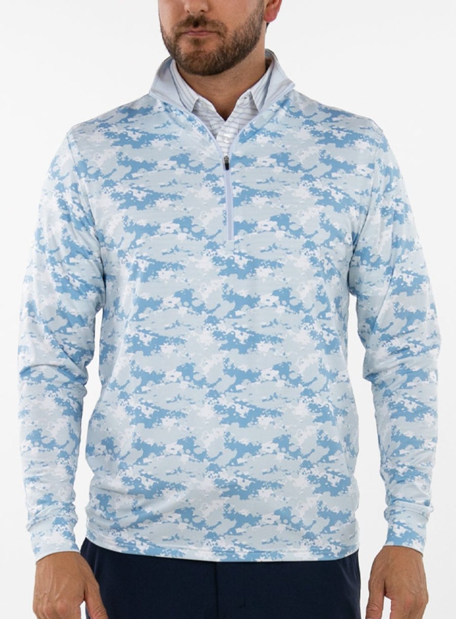 Men Straight Down Quarter Zips | Sergeant Quarter Zip