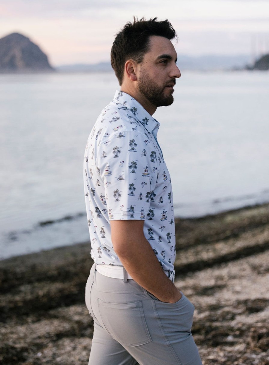 Men Straight Down Polos | Hanalei Bay Polo Dawn