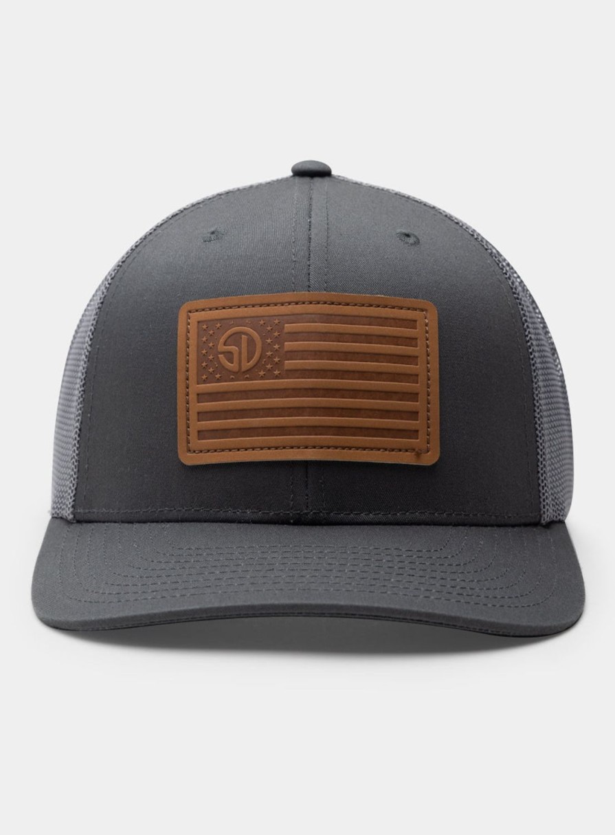 Accessories Straight Down Hats | Sd Flag Hat Charcoal
