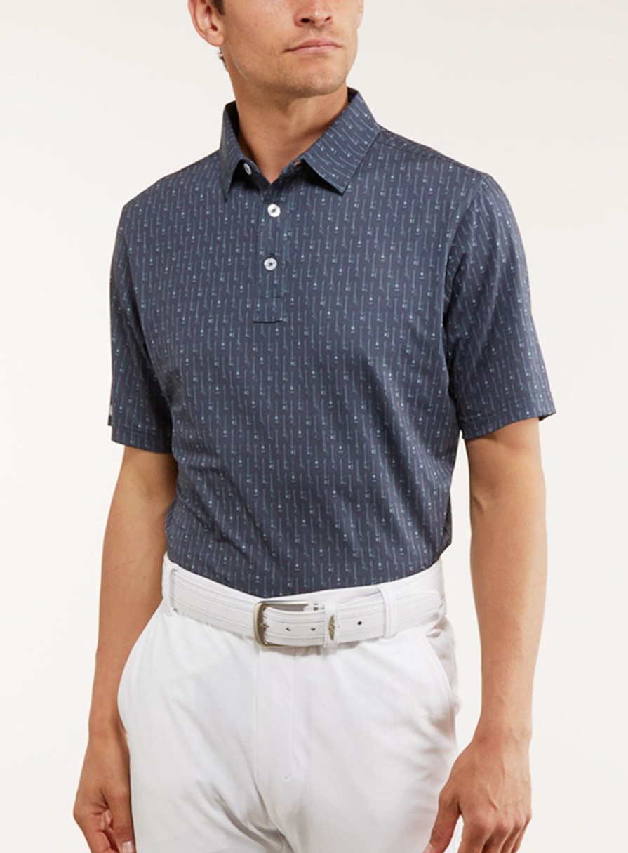 Men Straight Down Polos | Axe Polo Ink