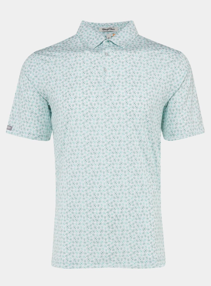 Men Straight Down Polos | Donegal Polo White