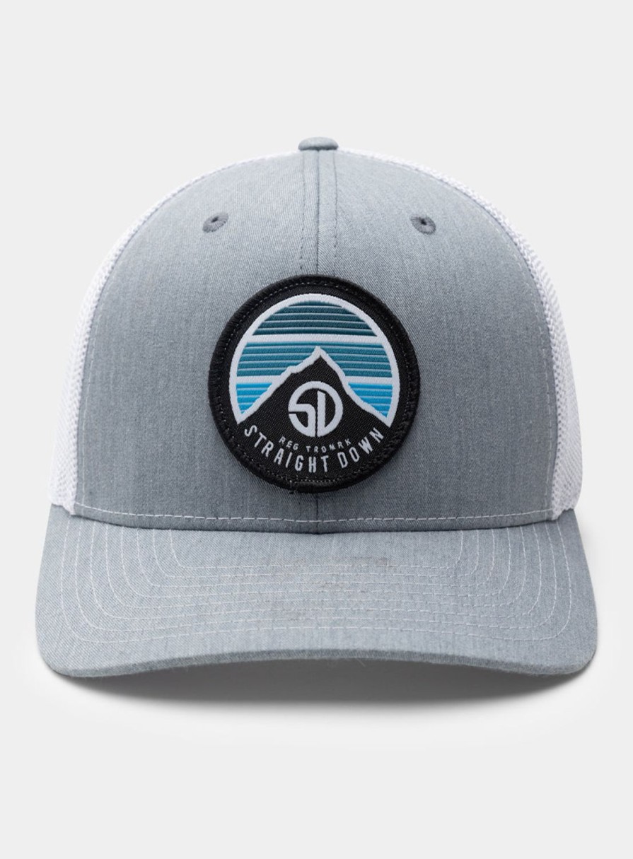 Accessories Straight Down Hats | Landscape 2 Hat Gray Heather White