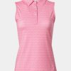 Women Straight Down Polos | Archer Sleeveless Polo