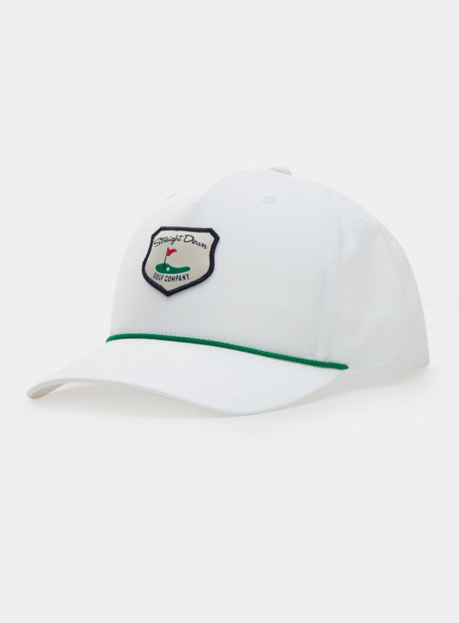 Accessories Straight Down Hats | Hogan Retro Rope Hat White