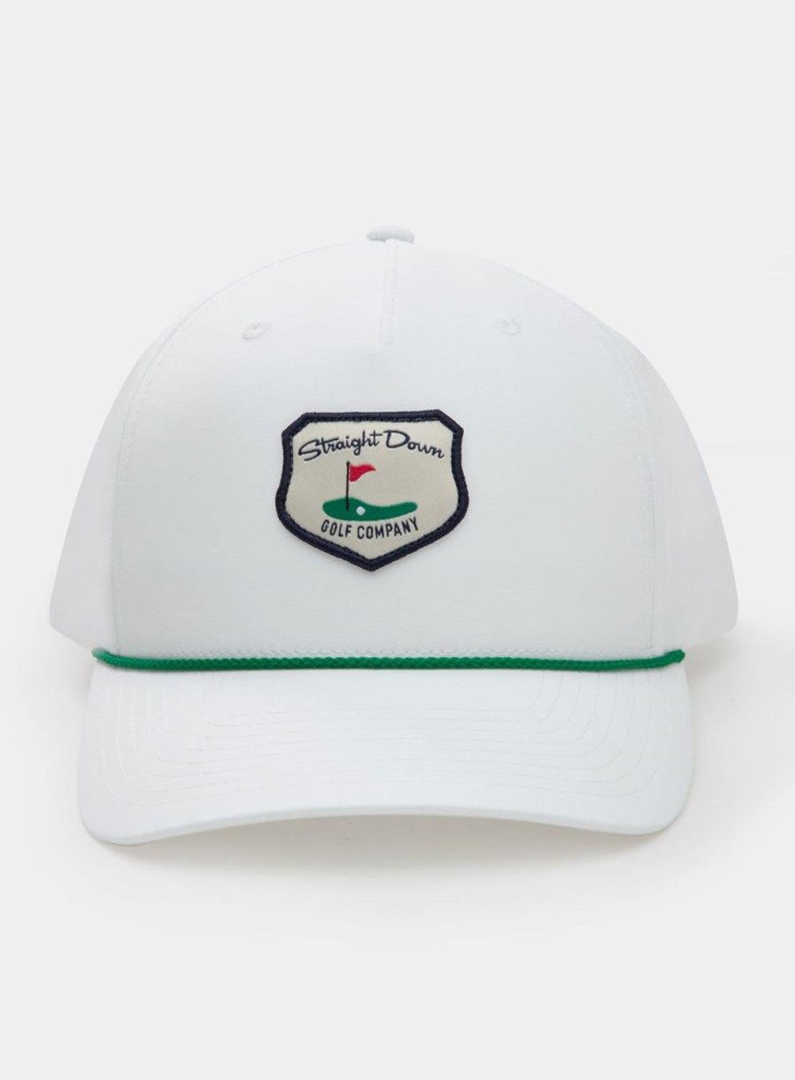 Accessories Straight Down Hats | Hogan Retro Rope Hat White