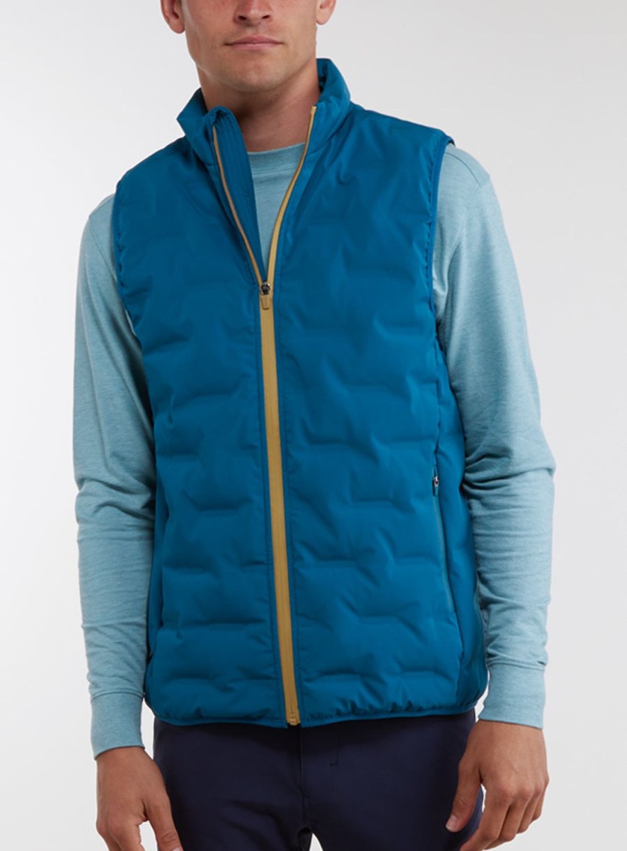 Men Straight Down Vests | Peak Vest