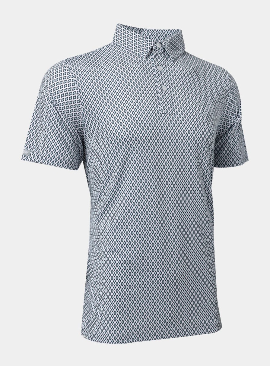 Men Straight Down Polos | Venetian Polo White