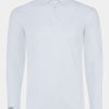 Men Straight Down Polos | Stearns Long Sleeve Polo White