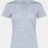 Women Straight Down Polos | Mari Polo Powder