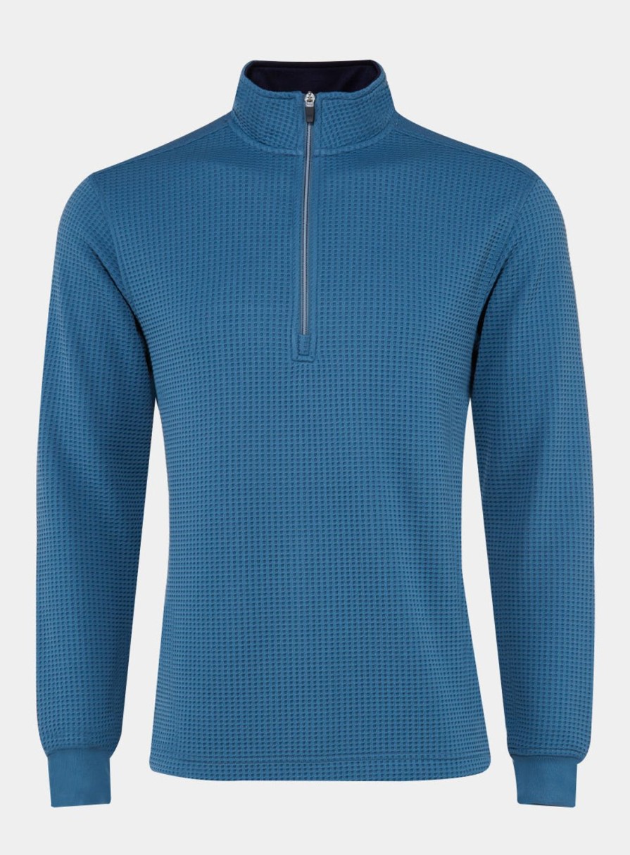 Men Straight Down Quarter Zips | Optic Quarter Zip