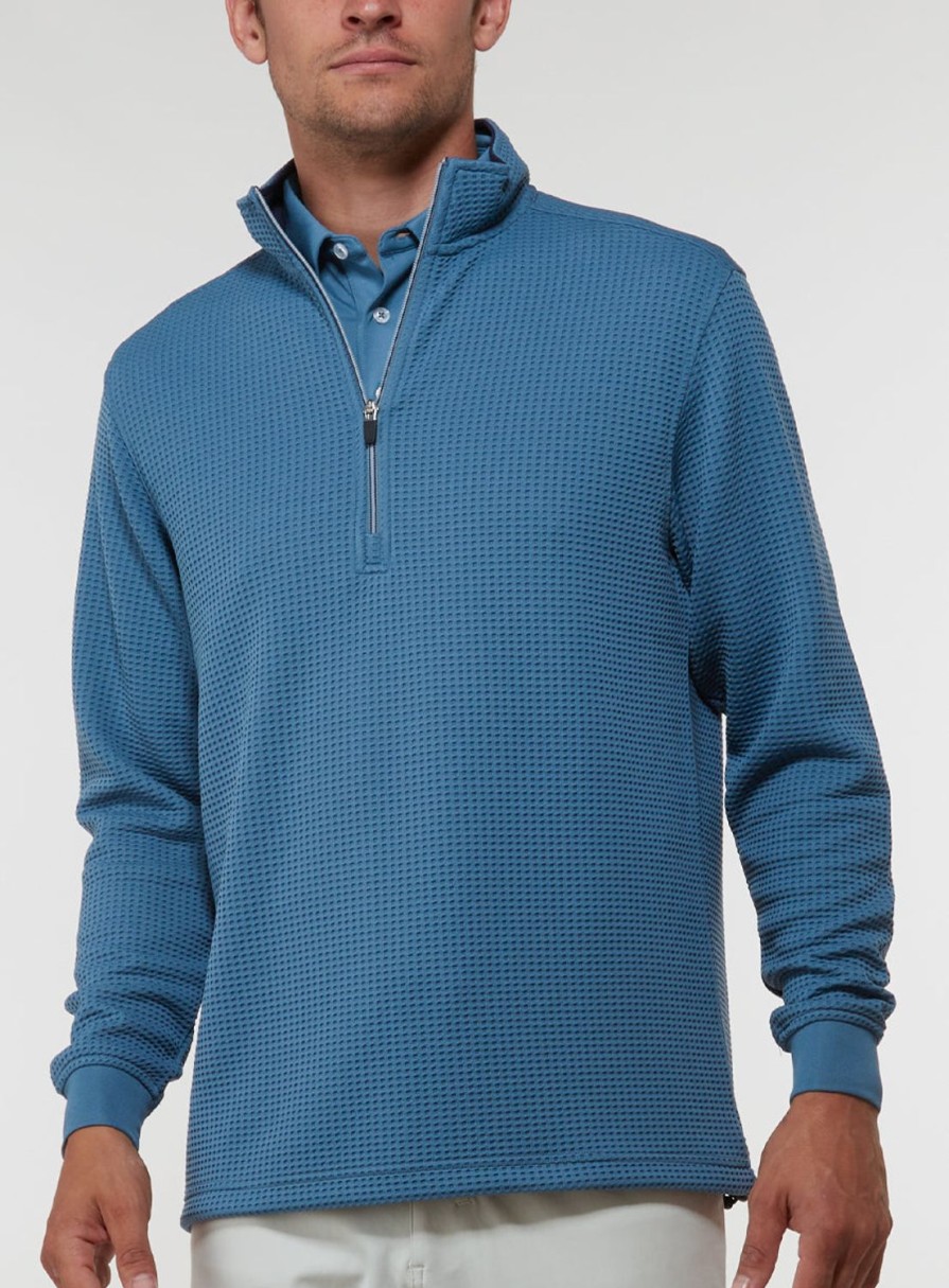 Men Straight Down Quarter Zips | Optic Quarter Zip