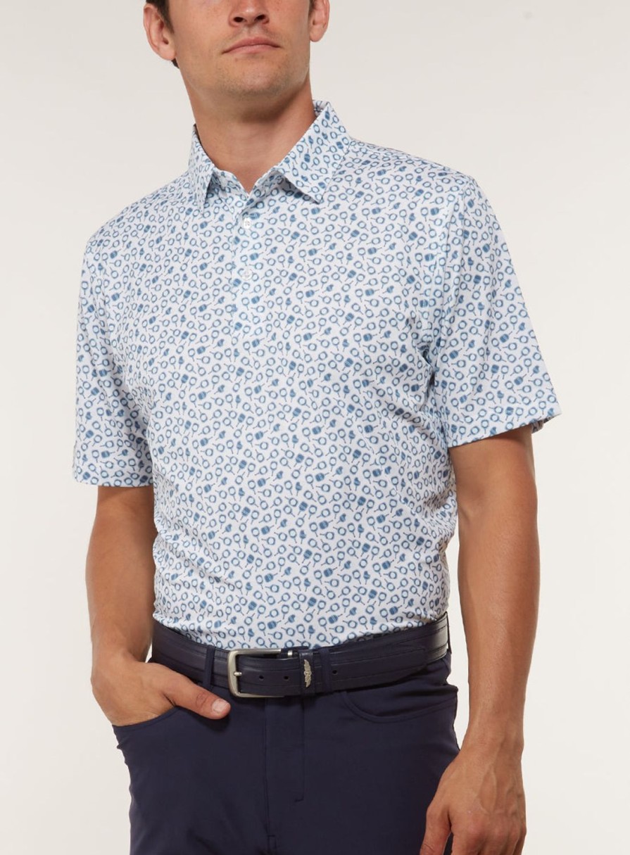 Men Straight Down Polos | Dink Polo Petrol