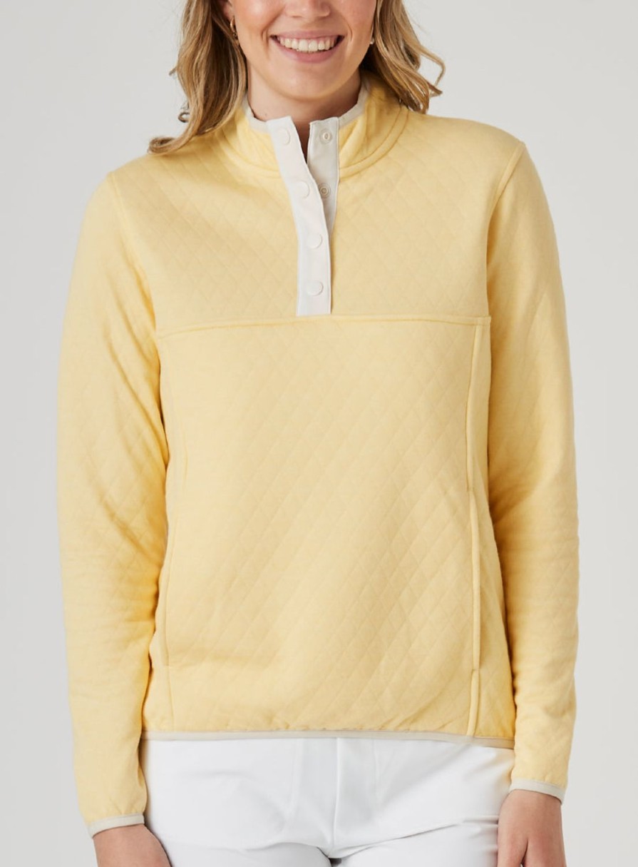 Women Straight Down Pullovers | Presley Snap Tee
