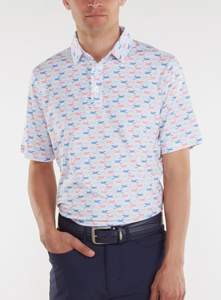 Men Straight Down Polos | Jet Setter Polo