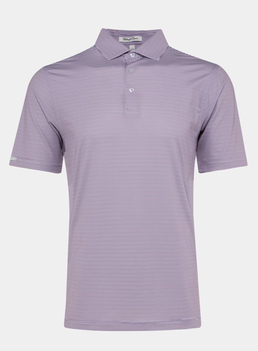 Men Straight Down Polos | Cambridge Polo Purple Dust