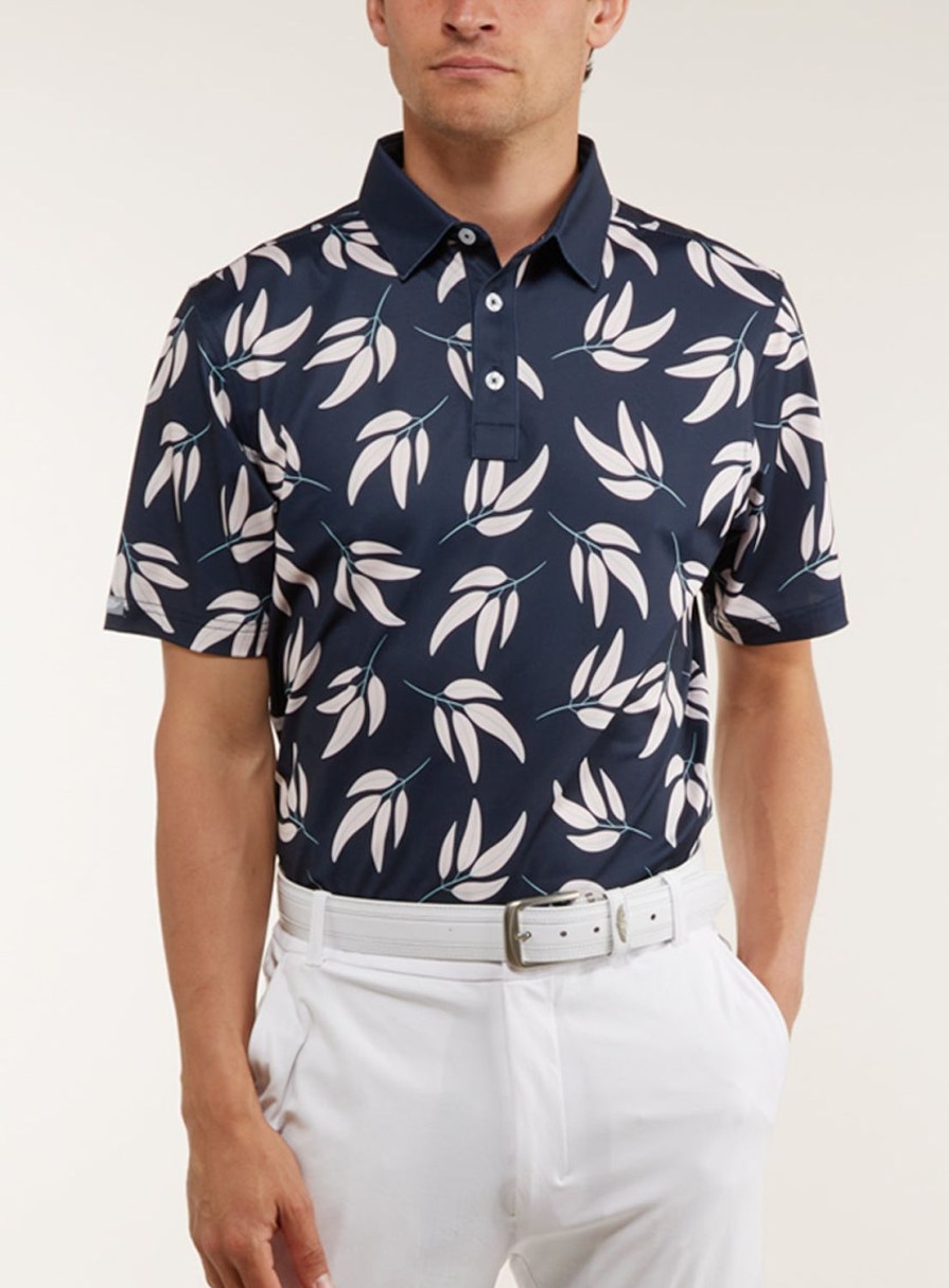 Men Straight Down Polos | Evergreen Polo Ink