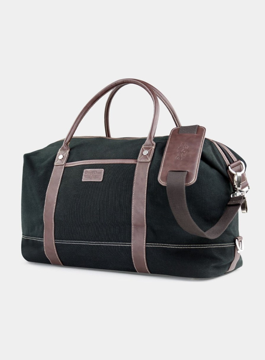 Accessories Straight Down Luggage | Canvas Travel Bag Black