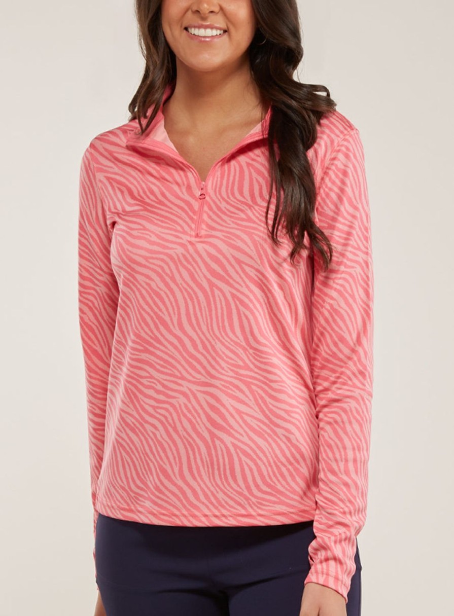 Women Straight Down Quarter Zips | Safari Quarter Zip