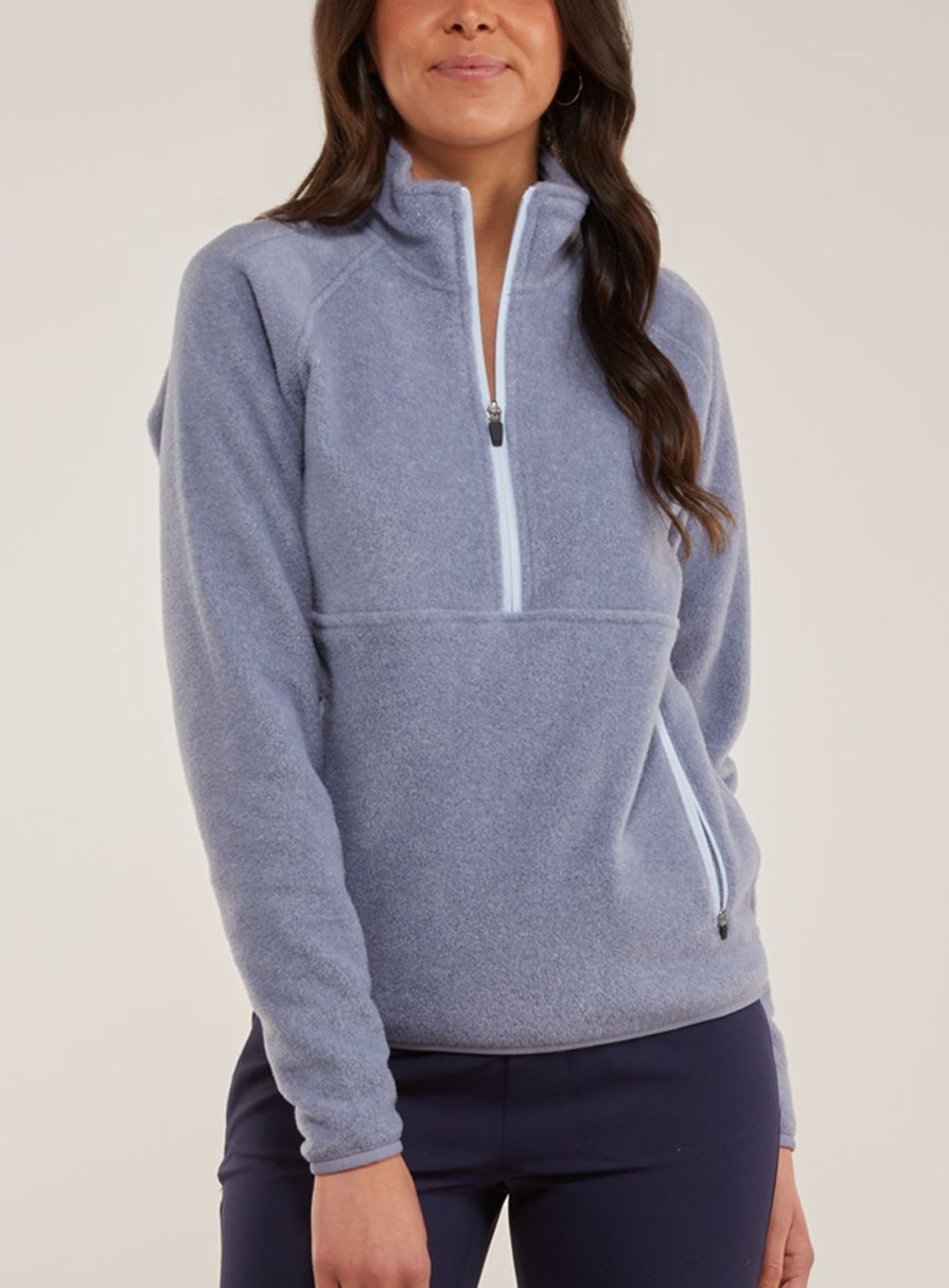 Women Straight Down Pullovers | Cerro Quarter Zip